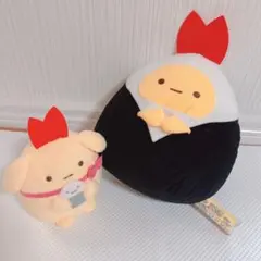 すみっコぐらし　えびふらいのしっぽ　おにぎり　天むす　ぬいぐるみのサムネイル