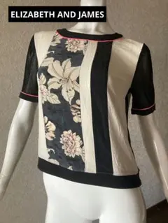✰ELIZABETH AND JAMES シルク混 半袖トップスのサムネイル