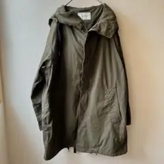 INHERT インヘリット　フード付コート　M カーキ