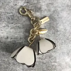 極美品✨コーチ COACH エッセンシャルティーローズ キーリング