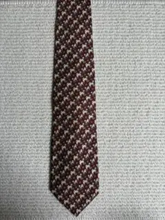 GENT'S CLUB 馬模様 ネクタイ バーガンディ