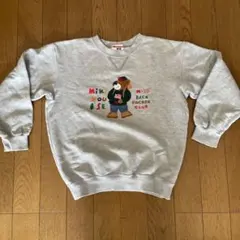 【美品】 90s old ミキハウス ヴィンテージ ロゴ スウェット 120