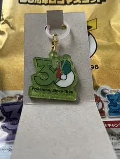 ポケチャーム　ポケモン 30周年　ロゴマスコット　キモリ