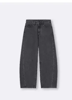 GU バレルレッグジーンズ　28