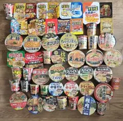 【カップ麺まとめ売り①】ラーメン、やきそば各種よりどり50個セットのサムネイル