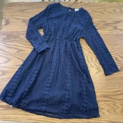 レース ワンピース 長袖