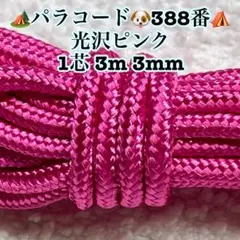 パラコード　１芯 ３m ３mm ３８８番　手芸とアウトドアなど用