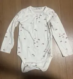 next baby ロンパース レインボー柄