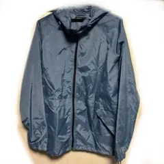 90s OLD UNIQLO tech 水色　2way マウンテンパーカー　無地