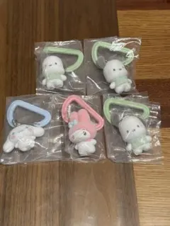 【新品】サンリオ カラフルカラビナマスコットチャーム 3個セット