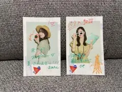 乃木坂46 真夏の全国ツアーカフェ2024 ステッカー　田村真佑　金川沙耶のサムネイル