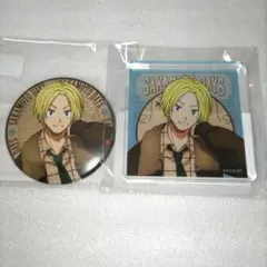 SAKAMOTODAYS【シン】まるくじ　缶バッジ 　アクリルブロック