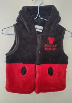 ベビー　ミッキー ベスト パーカー　60 70