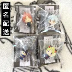 【匿名配送】銀魂 新劇場版 吉原大炎上 めじるしアクセサリー 銀さん等4点セット