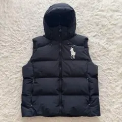 美品　ポロラルフローレン　ダウンベスト　フード着脱可　現行タグ　紫刺繍　肉厚 2025年最新】ポロラルフローレン ダウンベスト レディースの人気