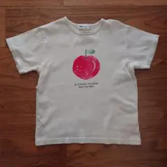 りんごイラスト Tシャツ クリーム色のサムネイル
