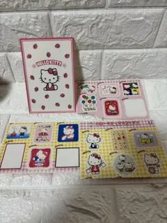 ハローキティ シールセット ポストカードとおまけ付き