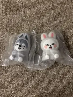 SKZOO ライトマスコット 2点セット(リービット/ウルフチャン)