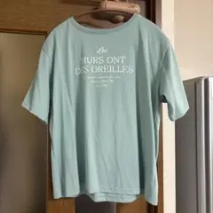 ミントグリーン 半袖Tシャツ L