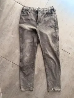 Theory グレー ダメージ加工 ストレートパンツのサムネイル
