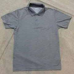 【試着のみ美品】 ユニクロ　UNIQLO ゴルフに最適 グレー ポロシャツ M