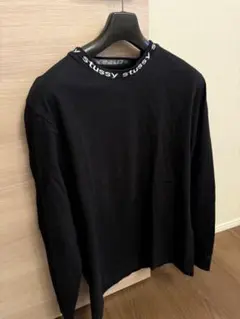 Stussy ブラック ロンT M
