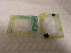 ホイップデコ　緑　小物ケースセット