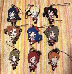 ラブライブ! μ's つままれストラップ 9種セット　コンプリートおまけ付き