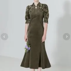 Leja レジャ 花柄ボレロマーメイドワンピース セットアップ　ロングワンピース