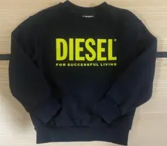 DIESEL ブラック トレーナー 100%コットン
