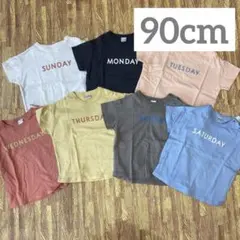tete a tete 曜日Tシャツ 90cmのサムネイル