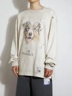 Maison MIHARA YASUHIRO ドッグプリントロングTシャツのサムネイル