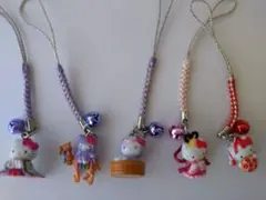 ご当地キティ　根付　 5個セット