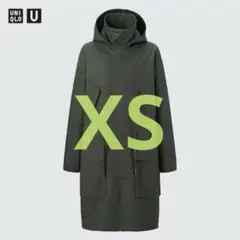 UNIQLO U 22FW フーデッドコート オリーブ XS 男女兼用 【即完】