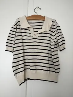 SHEIN　ポロセーター　匿名配送　美品　ボーダー