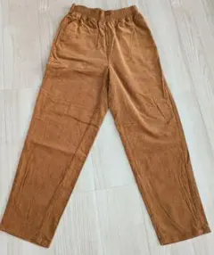 coen ブラウン コーデュロイ カジュアルパンツ