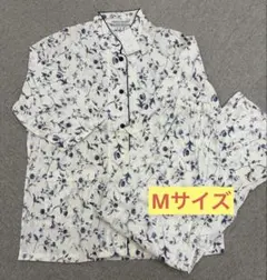 レディース　ミセス　パジャマ　花柄　日本製　薄手　7分袖　Mサイズ　ルームウェア