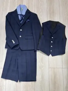【美品】WANDER FACTORY ★フォーマルスーツ5点セット★120cm