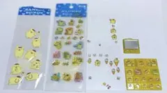 平成レトロ　ポムポムプリン　シール4種