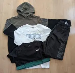 PUMA 160　まとめ売り パーカー Tシャツ パンツ 4点セット