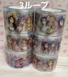 nene様 イチゴプリンセス PETロールステッカー おすそ分け 6種各1