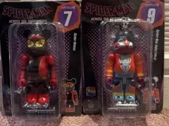 BE@RBRICK ベアブリック スパイダーマン Happyくじ 7番9番