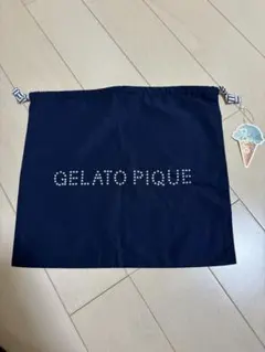 GELATO PIQUE 巾着ポーチ ネイビーのサムネイル