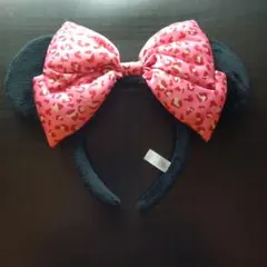 ヒョウ柄レオパードリボン♡ミニー カチューシャ 東京ディズニーリゾート