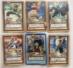 希少】ワンピース○めざせ海賊王!初回特典カードダス6枚セット - メルカリ