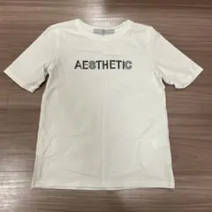 TIARA AESTHETIC ロゴ刺繍 Tシャツ