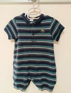 ストライプ ロンパース 60-70cm