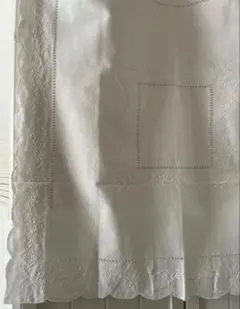 ヴィンテージ テーブルクロス 手刺繍 麻