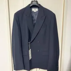 ZARA MAN SARTORIAL ダブルジャケット ネイビー 50 新品