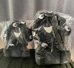 ミャクミャク お手玉風ぬいぐるみ M L セット 黒